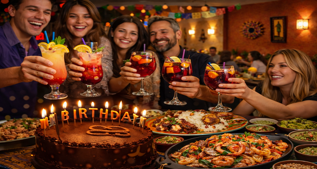 Un anniversaire convivial au restaurant