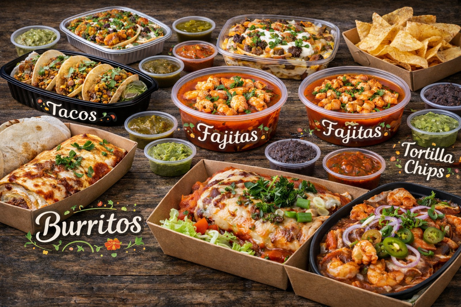 Plats mexicains à emporter